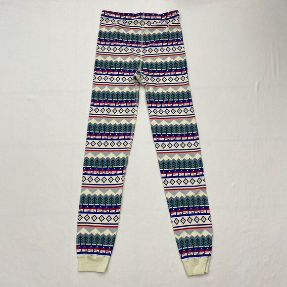 Hanna Andersson Sleep Pants Organic Cotton Winter Trees House Boys Girls 12 - Picture 3 of 6